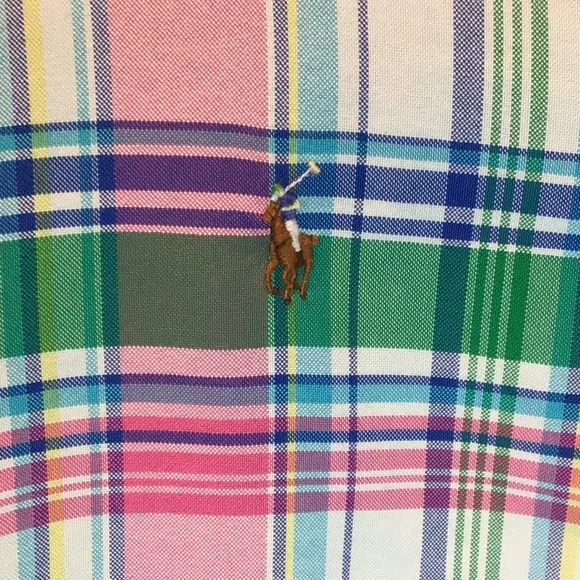 Ralph Lauren woven cotton long sleeve button down shirt (Classic Medium) - Picture 4 of 9